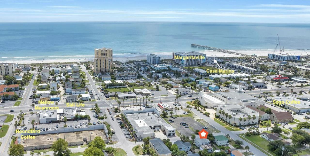 Seas The Day - 4 Blocks To The Beach, Restaurant, And Bar District - Great Deck And Outdoor Space!! Jacksonville Beach Exterior foto